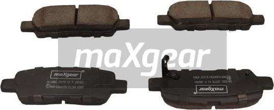 Maxgear 19-3381 - Kit de plaquettes de frein, frein à disque cwaw.fr