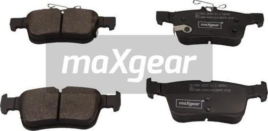 Maxgear 19-3382 - Kit de plaquettes de frein, frein à disque cwaw.fr