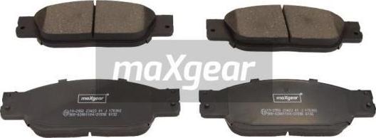 Maxgear 19-2950 - Kit de plaquettes de frein, frein à disque cwaw.fr