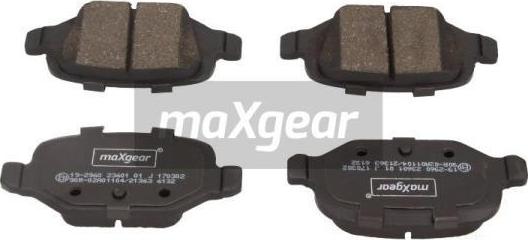 Maxgear 19-2960 - Kit de plaquettes de frein, frein à disque cwaw.fr