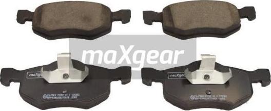 Maxgear 19-2963 - Kit de plaquettes de frein, frein à disque cwaw.fr