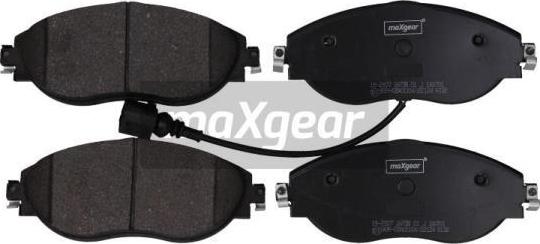 Maxgear 19-2907 - Kit de plaquettes de frein, frein à disque cwaw.fr