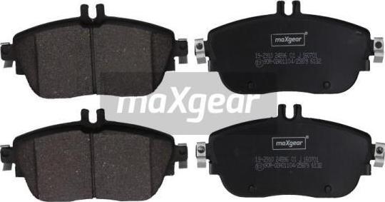 Maxgear 19-2910 - Kit de plaquettes de frein, frein à disque cwaw.fr