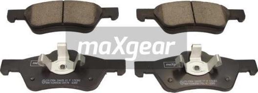 Maxgear 19-2984 - Kit de plaquettes de frein, frein à disque cwaw.fr