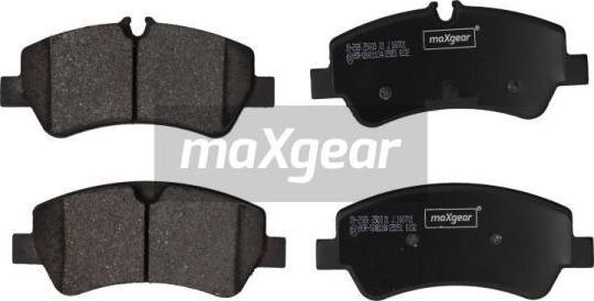 Maxgear 19-2926 - Kit de plaquettes de frein, frein à disque cwaw.fr