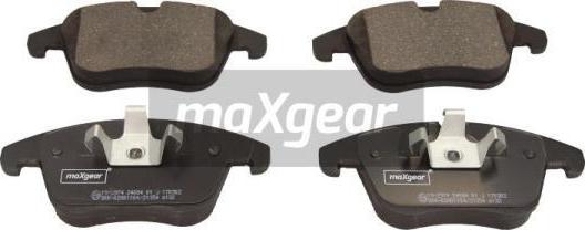 Maxgear 19-2974 - Kit de plaquettes de frein, frein à disque cwaw.fr