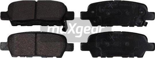 Maxgear 19-2061 - Kit de plaquettes de frein, frein à disque cwaw.fr