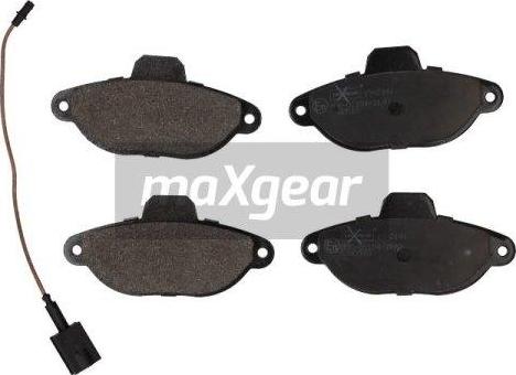 Maxgear 19-2141 - Kit de plaquettes de frein, frein à disque cwaw.fr