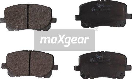 Maxgear 19-2148 - Kit de plaquettes de frein, frein à disque cwaw.fr