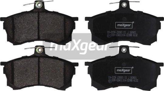 Maxgear 19-2156 - Kit de plaquettes de frein, frein à disque cwaw.fr