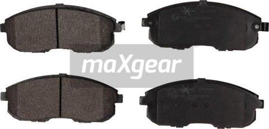 Maxgear 19-2158 - Kit de plaquettes de frein, frein à disque cwaw.fr