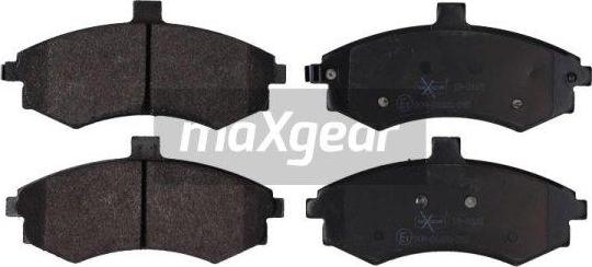 Maxgear 19-2165 - Kit de plaquettes de frein, frein à disque cwaw.fr