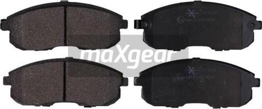 Maxgear 19-2115 - Kit de plaquettes de frein, frein à disque cwaw.fr