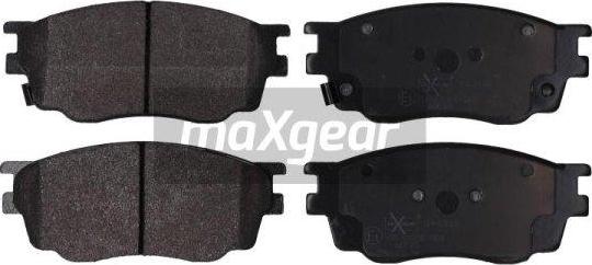 Maxgear 19-2118 - Kit de plaquettes de frein, frein à disque cwaw.fr