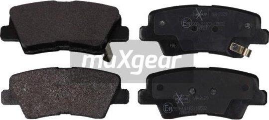 Maxgear 19-2129 - Kit de plaquettes de frein, frein à disque cwaw.fr