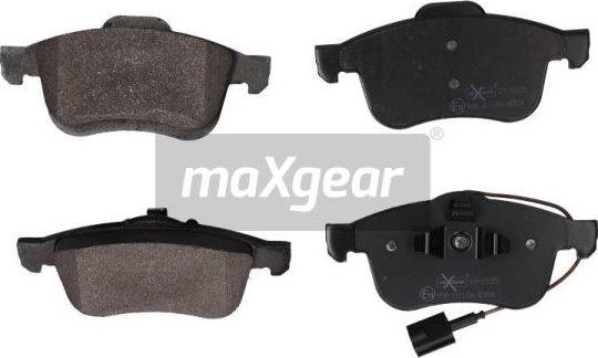 Maxgear 19-2125 - Kit de plaquettes de frein, frein à disque cwaw.fr