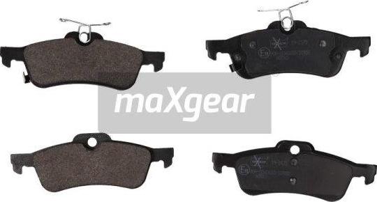 Maxgear 19-2175 - Kit de plaquettes de frein, frein à disque cwaw.fr