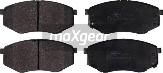 Maxgear 19-2176 - Kit de plaquettes de frein, frein à disque cwaw.fr