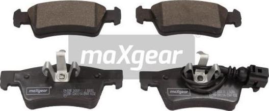 Maxgear 19-2898 - Kit de plaquettes de frein, frein à disque cwaw.fr