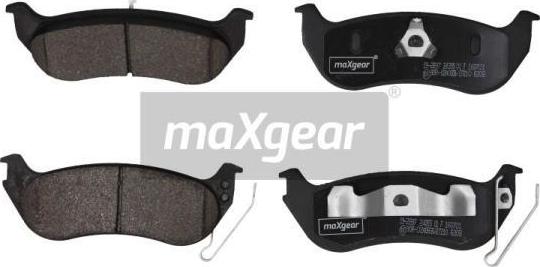 Maxgear 19-2897 - Kit de plaquettes de frein, frein à disque cwaw.fr