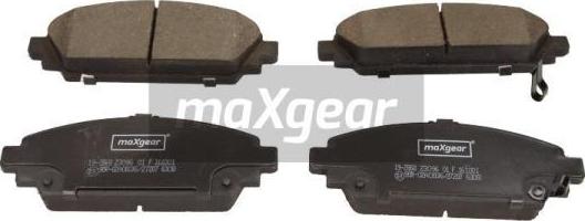 Maxgear 19-2868 - Kit de plaquettes de frein, frein à disque cwaw.fr