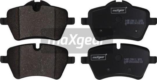 Maxgear 19-2885 - Kit de plaquettes de frein, frein à disque cwaw.fr