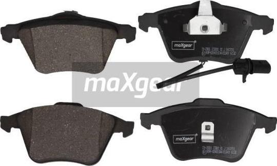 Maxgear 19-2881 - Kit de plaquettes de frein, frein à disque cwaw.fr