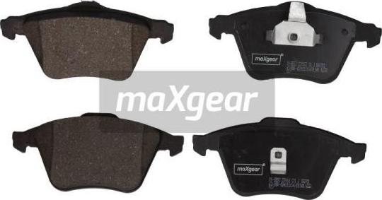 Maxgear 19-2883 - Kit de plaquettes de frein, frein à disque cwaw.fr