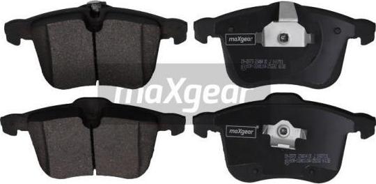 Maxgear 19-2873 - Kit de plaquettes de frein, frein à disque cwaw.fr