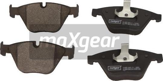 Maxgear 19-2872 - Kit de plaquettes de frein, frein à disque cwaw.fr