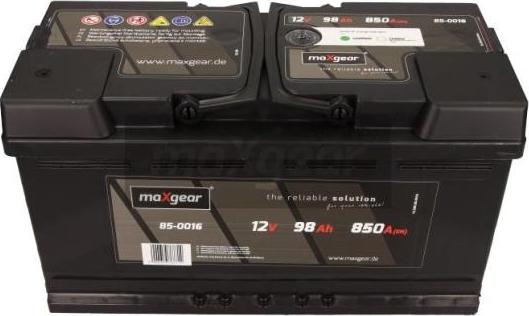 Maxgear 85-0016 - Batterie de démarrage cwaw.fr