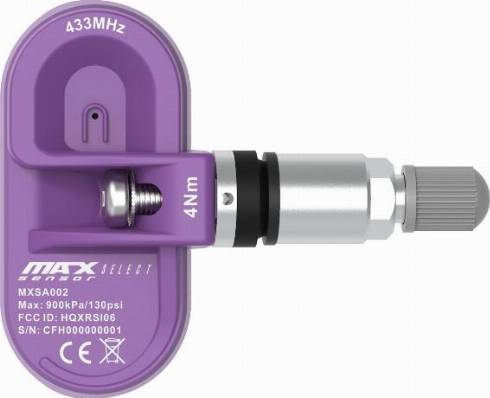 MaxSensor MXSA002 - Capteur de roue, syst. de contrôle de pression des pneus cwaw.fr