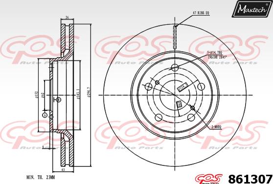 Maxtech 6273505 - Étrier de frein cwaw.fr