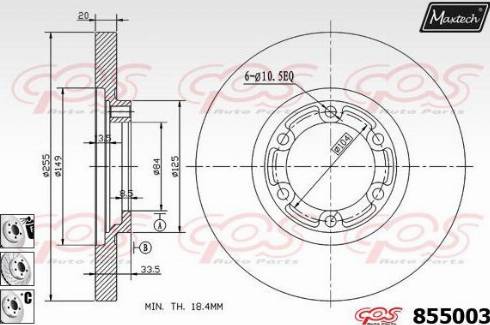 Quinton Hazell BDC3535 - Disque de frein cwaw.fr