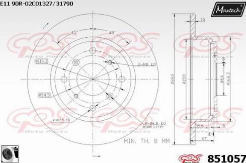 Meyle 31-15 523 0013/PD - Disque de frein cwaw.fr