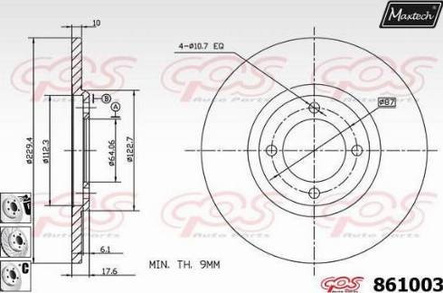 Stellox 6020-4588VK-SX - Disque de frein cwaw.fr