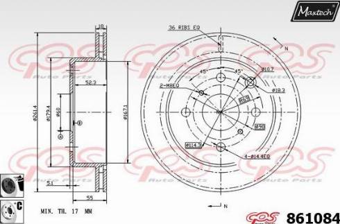 BENDIX 520169 - Disque de frein cwaw.fr