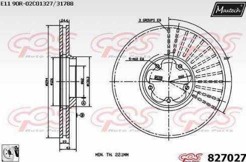 Maxtech 827027.0080 - Disque de frein cwaw.fr