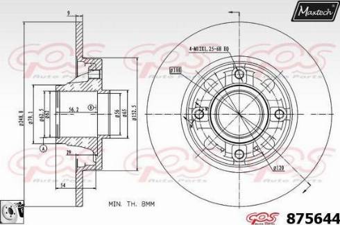 Ferodo DDF1564-1 - Disque de frein cwaw.fr