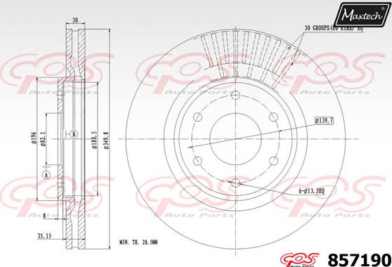 Maxtech 70160060 - Jeu de douilles de guidage, étrier de frein cwaw.fr