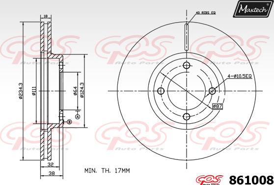 Maxtech 70160072 - Jeu de douilles de guidage, étrier de frein cwaw.fr