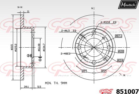 Maxtech 70160124 - Jeu de douilles de guidage, étrier de frein cwaw.fr