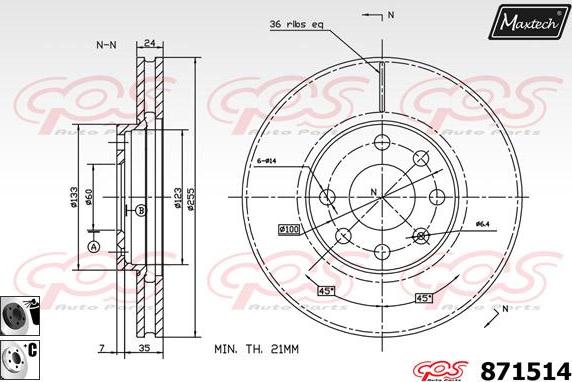 Maxtech 70160126 - Jeu de douilles de guidage, étrier de frein cwaw.fr