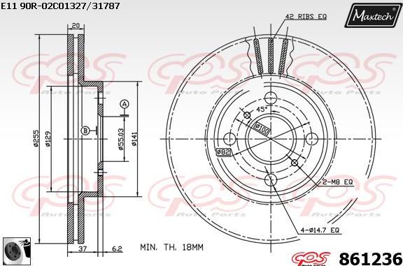 Maxtech 70160172 - Jeu de douilles de guidage, étrier de frein cwaw.fr