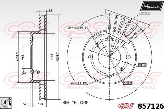 Maxtech 70180363 - Joint d'étanchéité, piston d'étrier de frein cwaw.fr