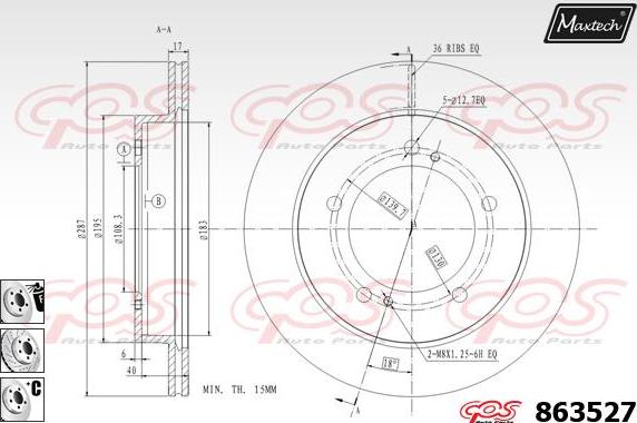 Maxtech 72960024 - Piston, étrier de frein cwaw.fr