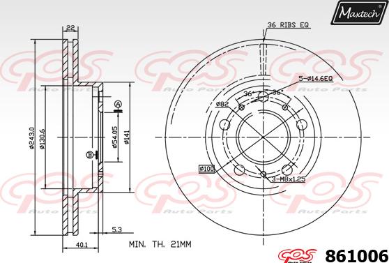 Maxtech 70200496 - Kit de réparation, étrier de frein cwaw.fr