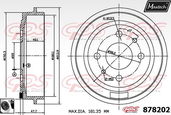 Maxtech 70200478 - Kit de réparation, étrier de frein cwaw.fr