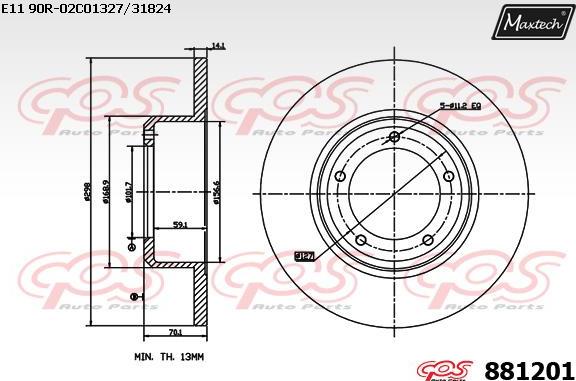 Maxtech 70200599 - Kit de réparation, étrier de frein cwaw.fr