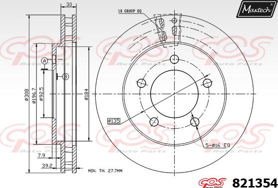 Maxtech 70200690 - Kit de réparation, étrier de frein cwaw.fr